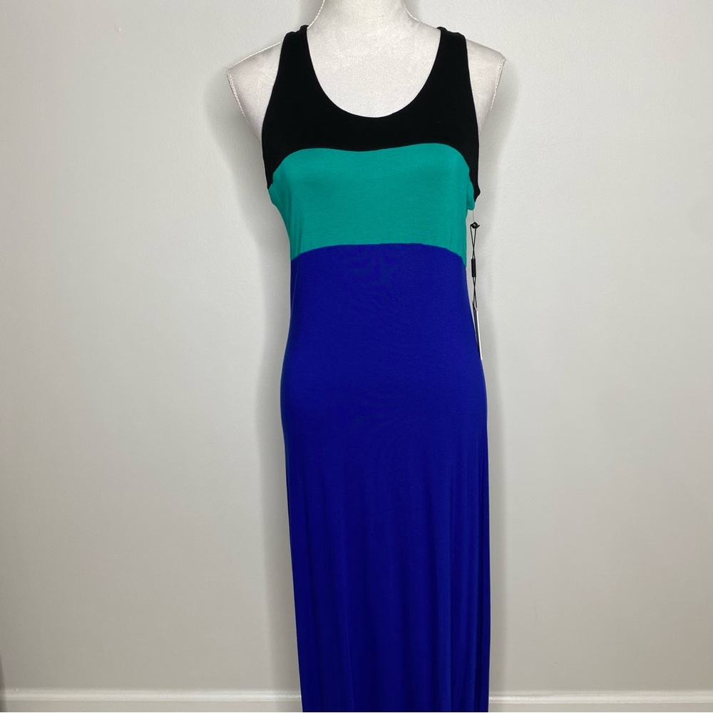 Calvin Klein NWT color block maxi dress size 8